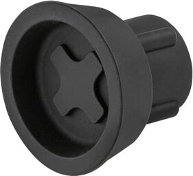 3-pin XLR-Jack Male Dust Cover Noir