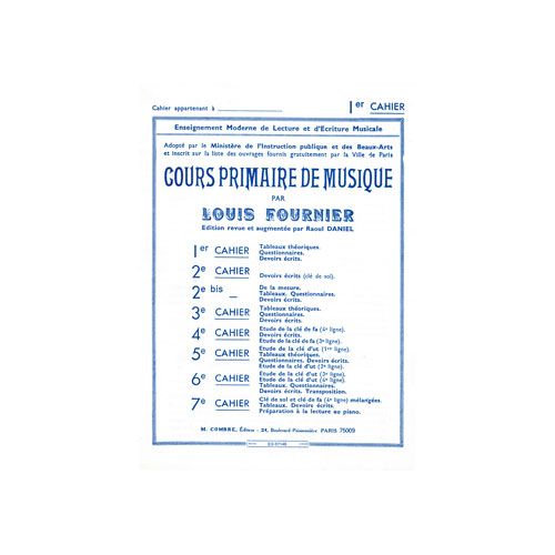 Fournier - Cours Primaire De Musique V.1 - Formation Musicale