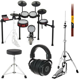 Nitro Ultimate Drum Kit Bundle Noir