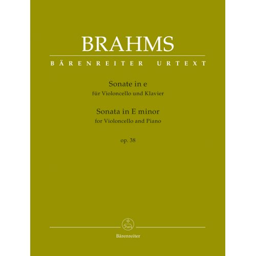 Brahms - Sonata In E Minor Op.38 - Violoncelle & Piano