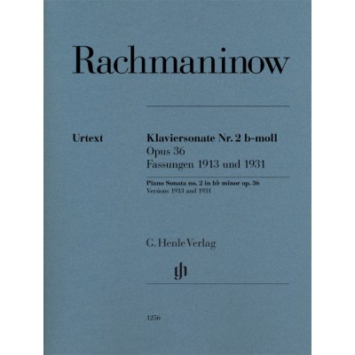 Rachmaninov S. - Piano Sonata N°2 Op.36 (versions 1913 & 1931) - Piano