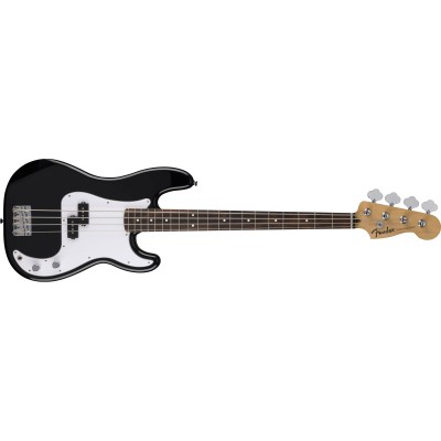 Standard Precision Bass LRL White Pickguard Black - STOCK B