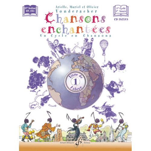 Vonderscher - Chansons Enchantées Vol.1 + CD (eleve)
