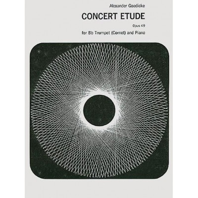 Goedicke Alexander - Concert Etude Op.49 - Trompette & Piano