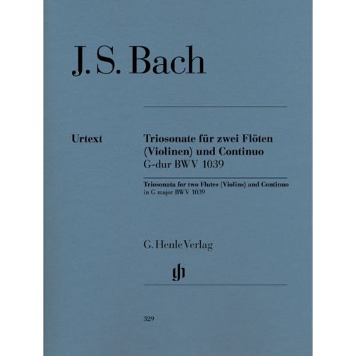 Bach J.S. - Trio Sonata For Two Flutes And Basso Continuo In G Major BWV 1039