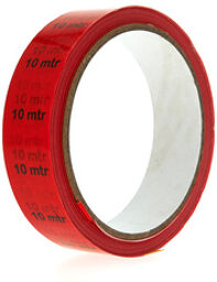 Markertape PVC 10m red Rouge