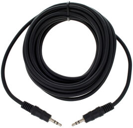 3,5 mm TRS Cable 5m noir