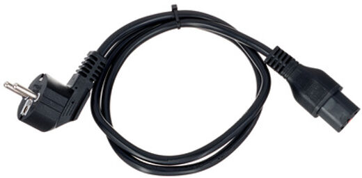 Locking Power Cable 1m noir