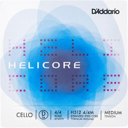 H512-4/4M Helicore Cello D