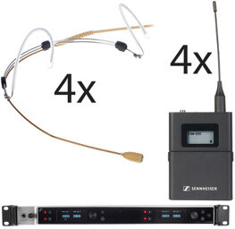 EW-DX HSPE 4 Dante Set R1-9 Beige