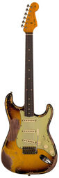 '61 Bone Tone Strat A3CS Super Faded Aged 3