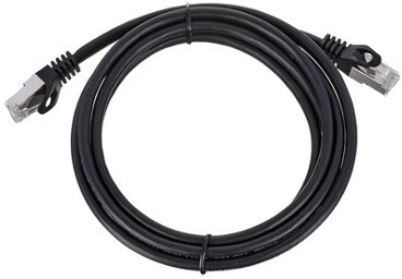 CAT6A Patch Cable 2.0m Noir