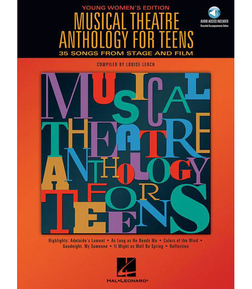 MUSICAL THEATRE ANTHOLOGY FOR TEENS YOUNG WOMENS EDITION + MP3 - VOICE
