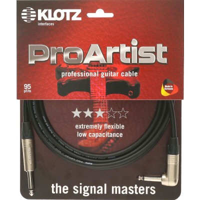 CABLE JACK GUITARE 3M JACK 2P - JACK 2P 90