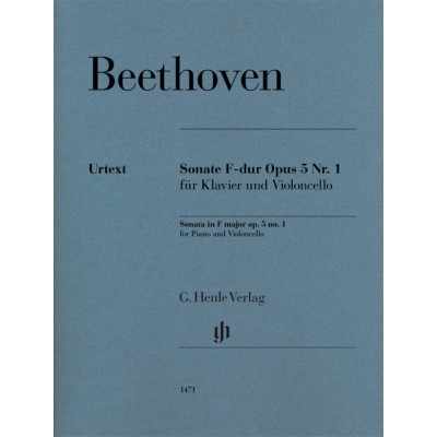 Beethoven L.V. - Sonata In F Major Op.5 N°1 - Violoncelle & Piano