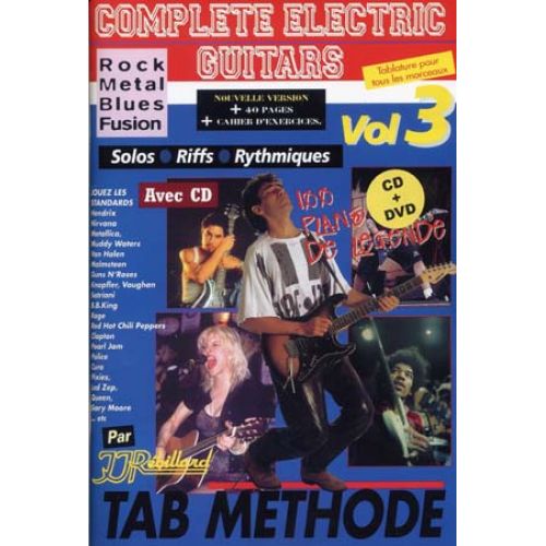 REBILLARD J.J. - COMPLETE ELECTRIC GUITARS VOL.3 + CD + DVD