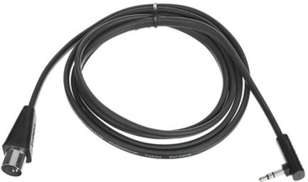 Flat TRS Midi Cable 150 cm A Noir