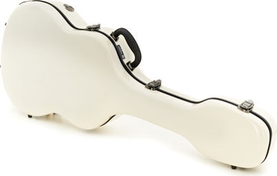 Class.Guit. Fibreglass Case WH Blanc