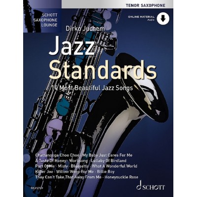 Jazz Standards - 14 Most Beautiful Jazz Songs - Ténor Saxophone + Audio En Ligne