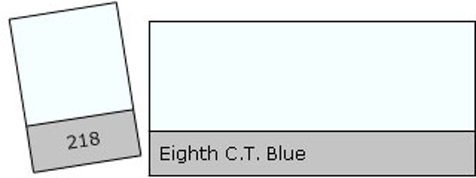 Filter Roll 218 8th C.T. Blue