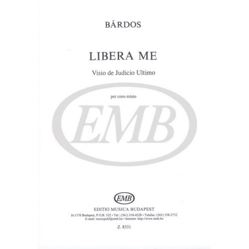 BARDOS L. - LIBERA ME DOMINE - CHOEUR (SATB)
