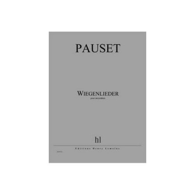 Pauset Brice - Wiegenlieder - Accordeon