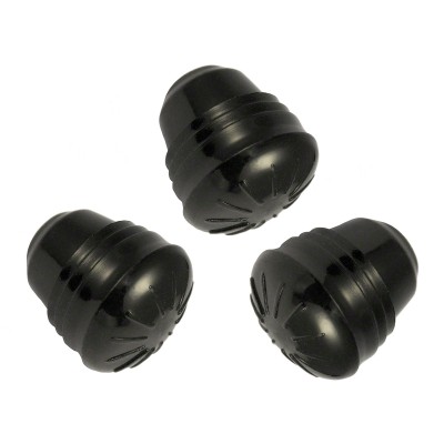 FTR95-127 Pieds Caoutchouc Tom Basse 9.5-12.7mm (X3)