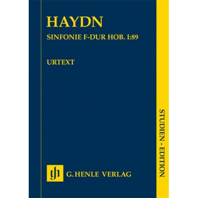 Haydn J. - Sinfonie F-dur Hob. I:89 - Score