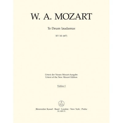 Mozart W.a. Te Deum Laudamus KV 141 (66B)
