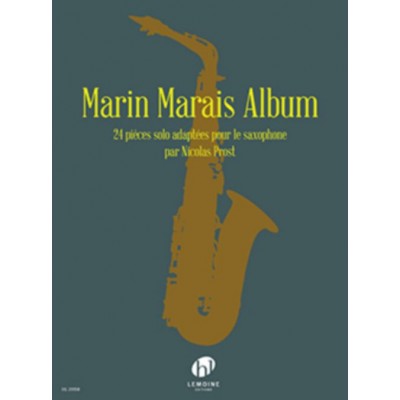Prost Nicolas - Marin Marais Album - Saxophone