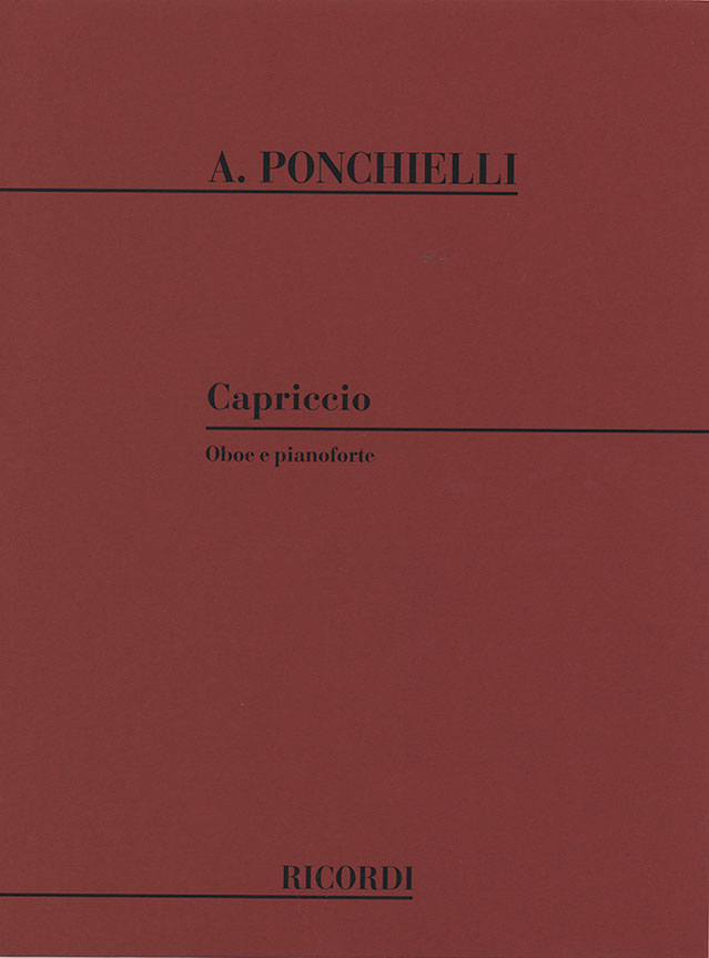 PONCHIELLI A. - CAPRICCIO - HAUTBOIS ET PIANO