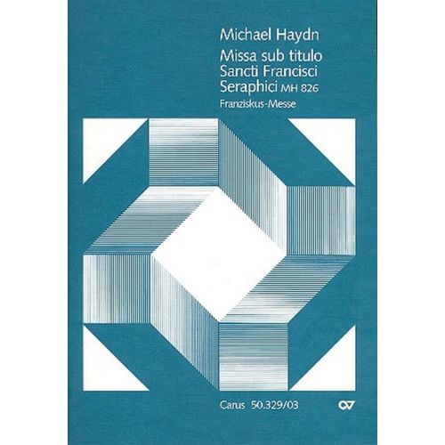 Haydn Michael - Missa Sub Titulo Sancti Francisci Seraphici - Vocal Score