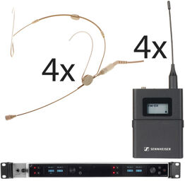 EW-DX 4x HSP2 R1-9 Set Beige