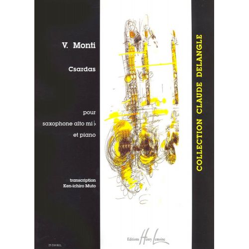 Monti Vittorio - Czardas - Saxophone Mib, Piano