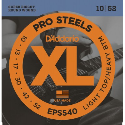 EPS540 Pro Steels Light Top/heavy Bottom 10-52