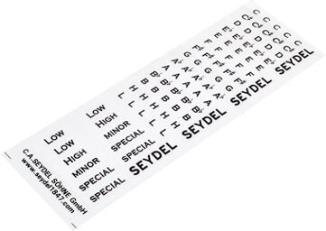 Key-Label-Set Blues black