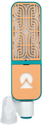 Motif Ribbon Teal & Apricot Vert émeraude