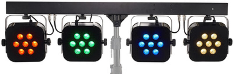 Stage Quad LED Bundle RGB WW