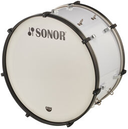 MC2614 CW Marching Bass Drum Blanc