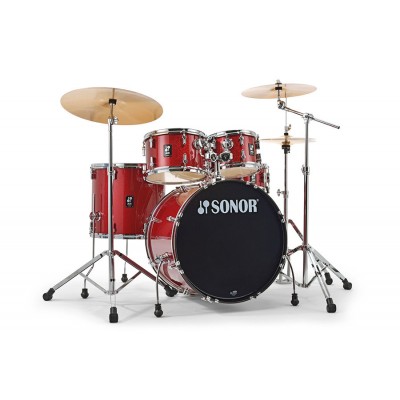 Aqx Stage Cymbal Set Red Moon Sparkle