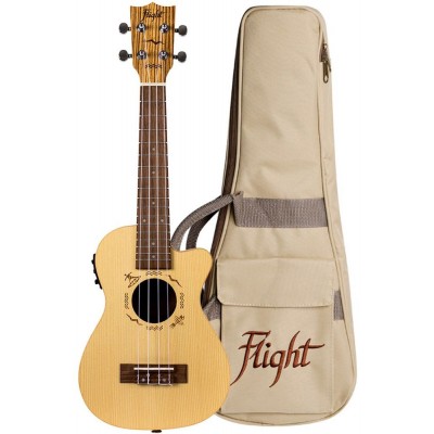 DUC328CEQ Elec Concert Ukulele - Zeb B&S - Version anglaise