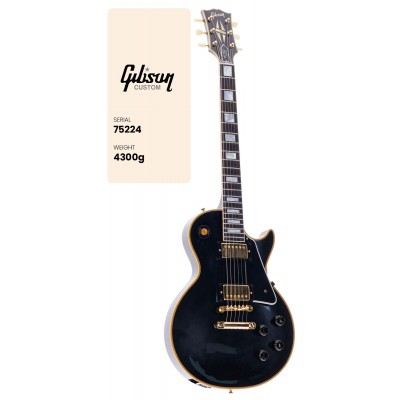 Les Paul Custom 1957 Reissue 2-Pickup Vos Ebony Cs Hrc