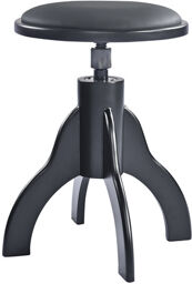 13850 Piano stool matt finish black matt finish