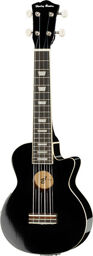 UK-L100E BK Soprano Ukulele Noir haute brillance