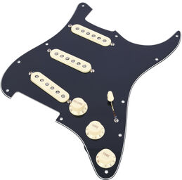 Pre-Wired ST PG Vint.N. SSS BK Noir