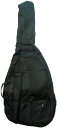 Double Bass Bag 1/4 BK 15mm Noir