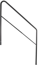 Stair Railing 3 - 6 Steps Bk Noir Ral 9005