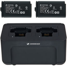 EW-DX 2 Slot Charging Bundle Noir