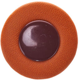 Deluxe Sax Pad 33,5mm Cuir brun