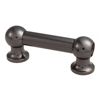 TL12S38-Bk Coquille Tube 38mm Noir Mono Tirant (X1)
